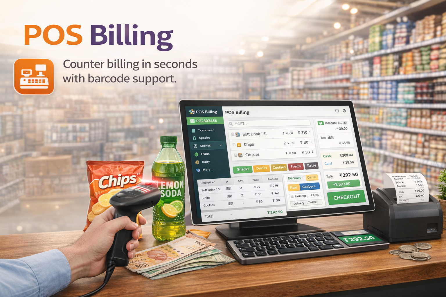POS billing software preview